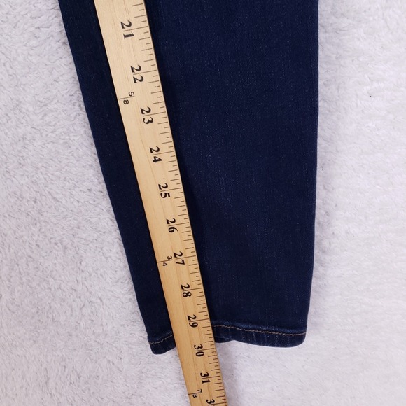 American Eagle Jeggings 10 Long Ne(x)t Level Stretch Dark Wash Skinny Jeans - Picture 5 of 11